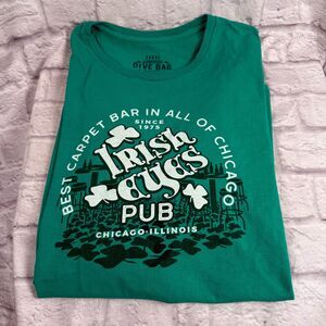Dive Bar Shirt Club Irish Eyes Pub Mens 4XL T-Shirt Chicago Illinois Heavyweight
